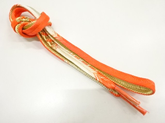 未使用品　正絹　手組帯締め